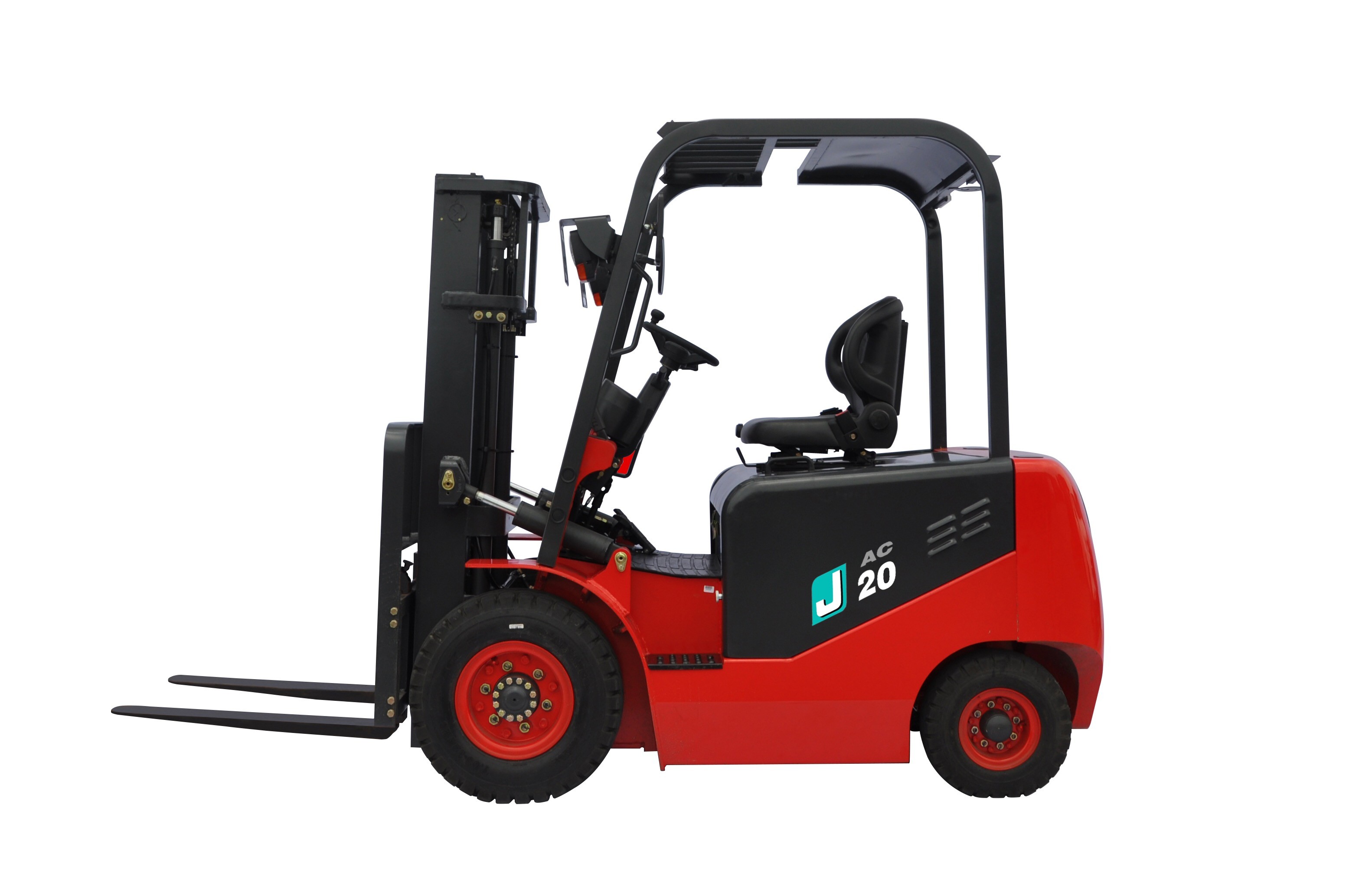 Quality 2 Ton Lifting Capacity Electric Battery Forklift Truck With Comfortable Seating for sale