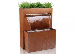 Quality Contemporary Corten Steel Water Wall Water Feature Corrosion Stability for sale