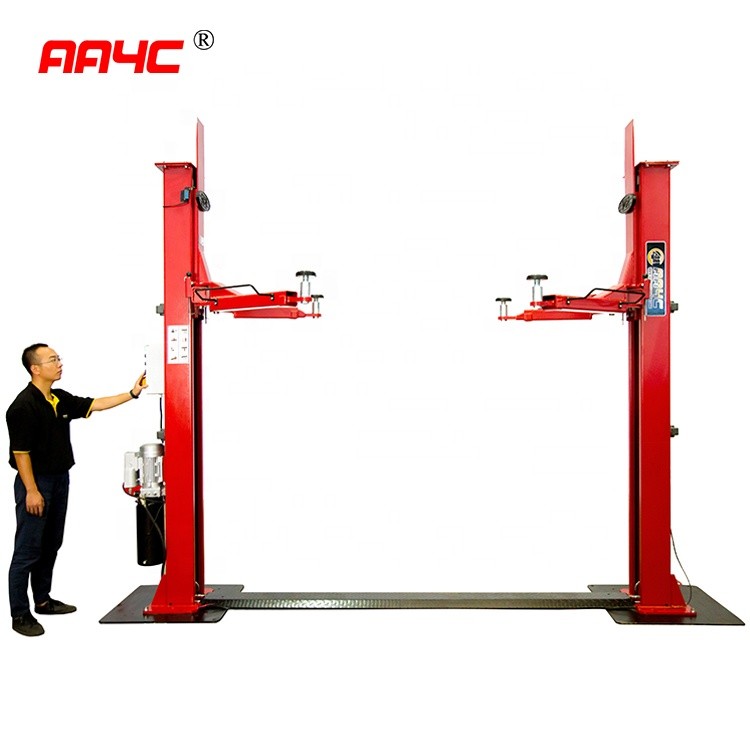 Quality Hydraulic Twin Post Vehicle Lift 4T 8000lbs Double Car Hoist 240v for sale