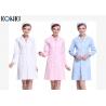 Buy cheap Short Sleeve White / Pink Nurse Uniform Dress With Long Style Coat from wholesalers