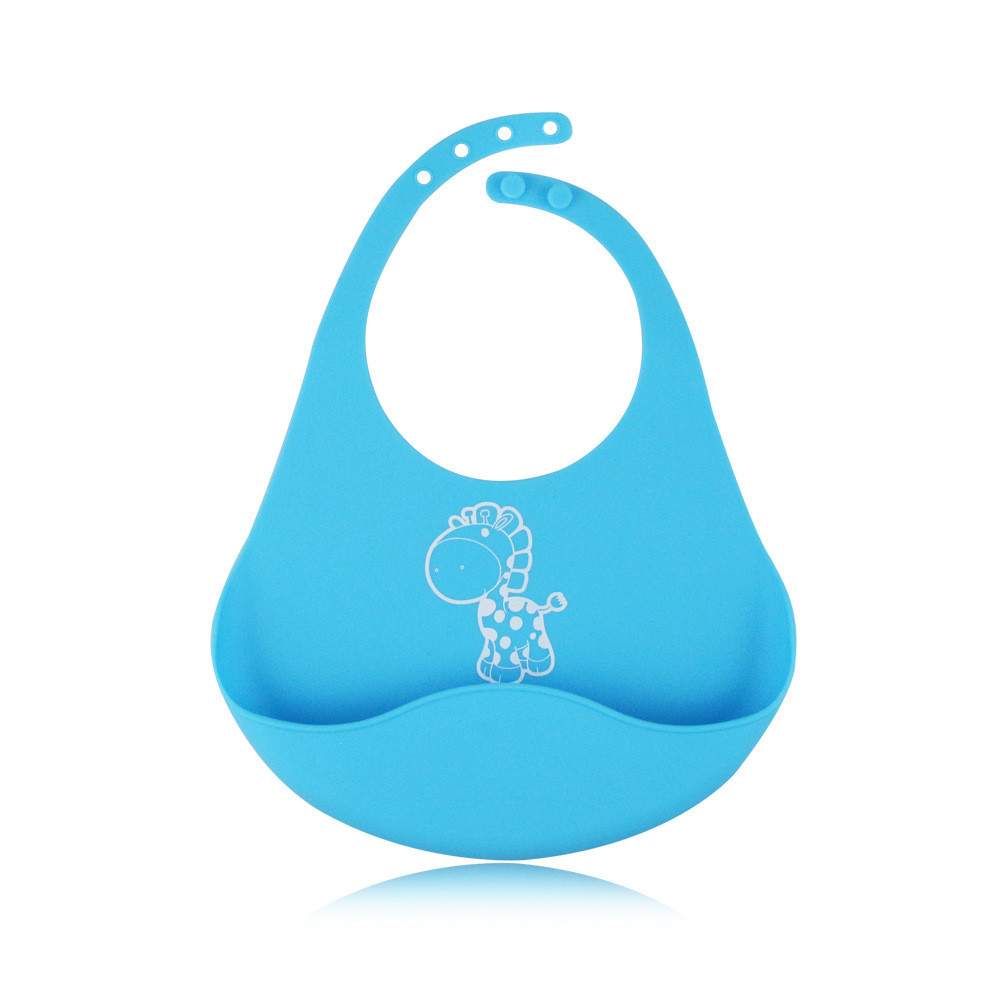Quality Foldable Waterproof Silicone Bib Easily Wipes Clean Four Seasons Available for sale