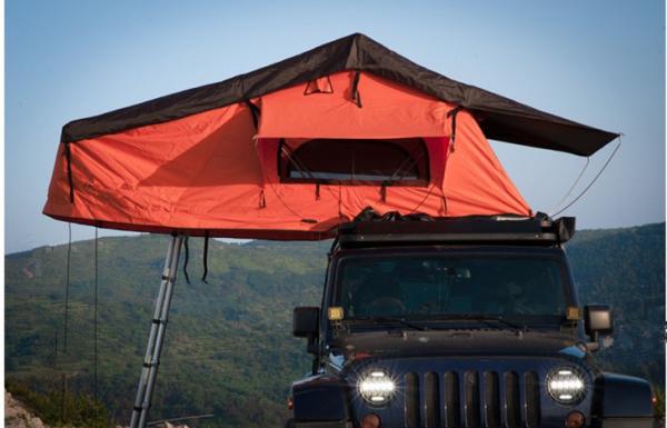 Buy Overland Outside Camping 4x4 Roof Top Tent With Aluminum Telescopic Ladder at wholesale prices