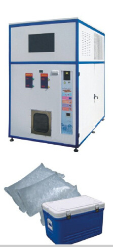 Quality Bulk ICE & Bagged Ice Vending Machine Automatic 900 KGS For Supermarket for sale