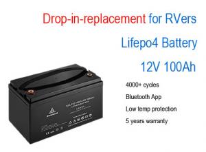 Quality High Temperature Lifepo4 Battery 12v 200ah For Solar Panel / Water Pump for sale