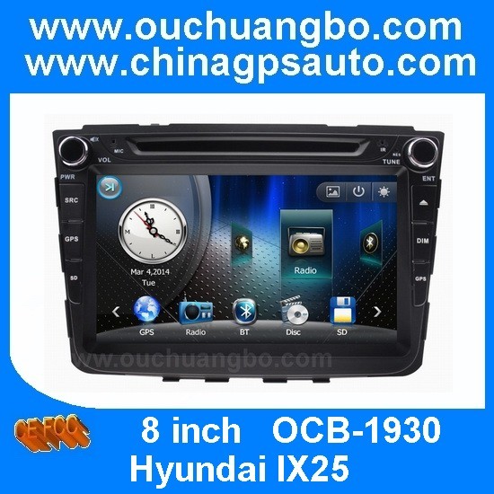 Quality Ouchuangbo Hyundai IX25 autoradio audio video dvd with MP3 CD GPS multimedia Brunei map for sale