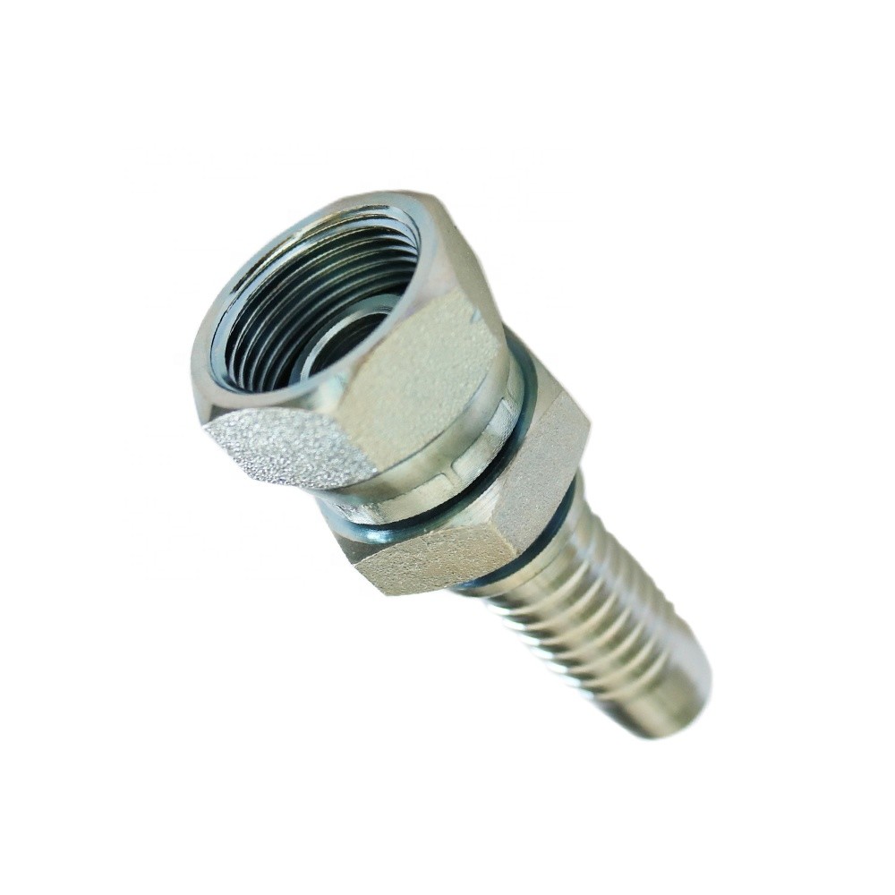 Quality New Sale BSP 60 Cone Hydraulic Hose Adapter Female thread Double hexagon Fittings 22611D for sale