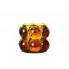 Buy cheap Hand Made 68mm Colored Dot Design Glass Candle Holder from wholesalers