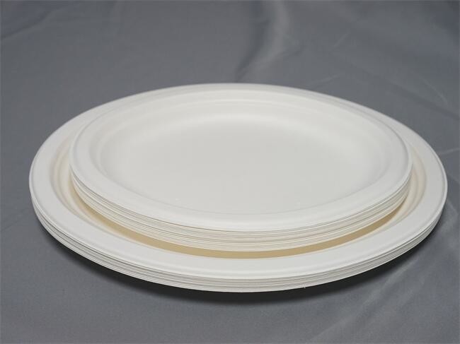 Quality 10" Or 12.5" Oval Biodegradable Sugarcane Bagasse Plates for sale
