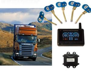 Quality 22 Wheels with 2.8" LCD Display Trailer TPMS Tire Pressure Monitoring System for sale