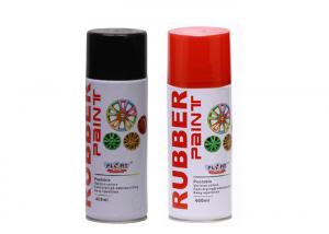 Quality High Gloss Plastic Coat Spray Paint , Heat Resistant Black Rubber Coating Spray for sale