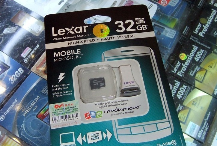 Quality Lexar Micro SDHC Card Class10 (32GB) Price $55 for sale