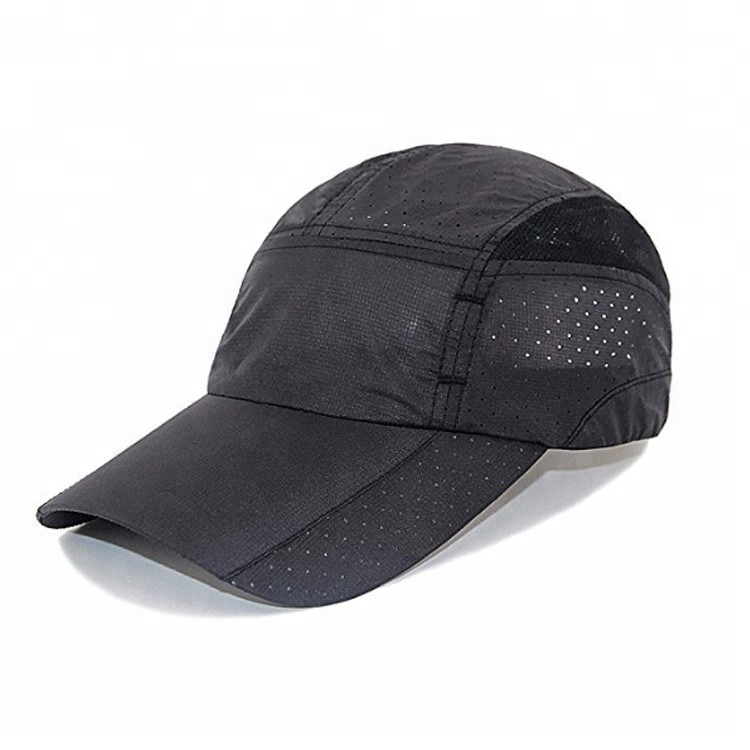 Quality Fashionable Nylon 5 Panel Hat , Custom Sport Dry Fit 5 Panel Golf Hat for sale