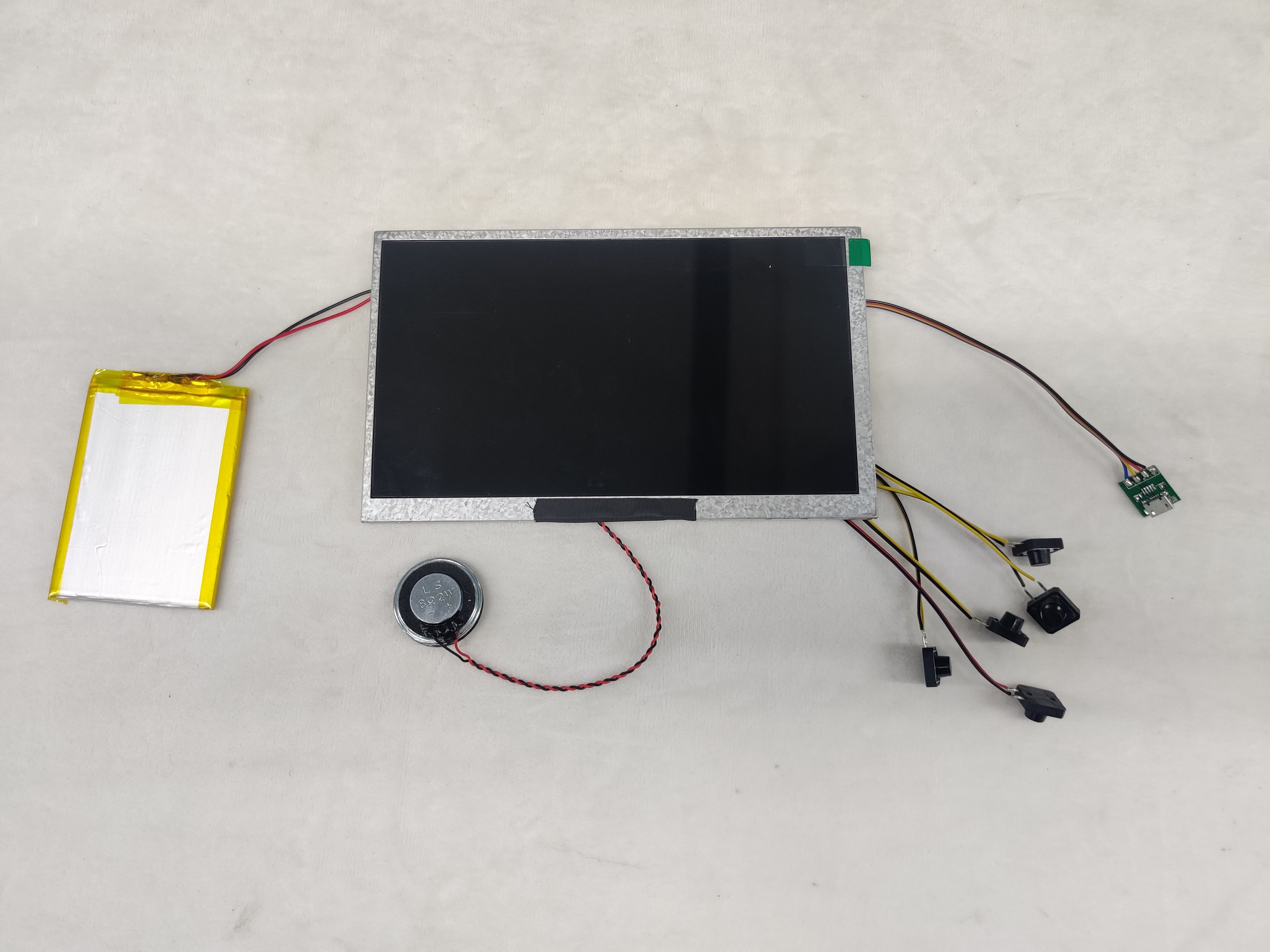 Quality 7Inch HD Screen LCD Video Module With EVA Foam 153×85mm Display Area for sale