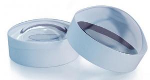 Quality quartz glass lens  plano-convex lens  optical lens with coated film customized size for sale