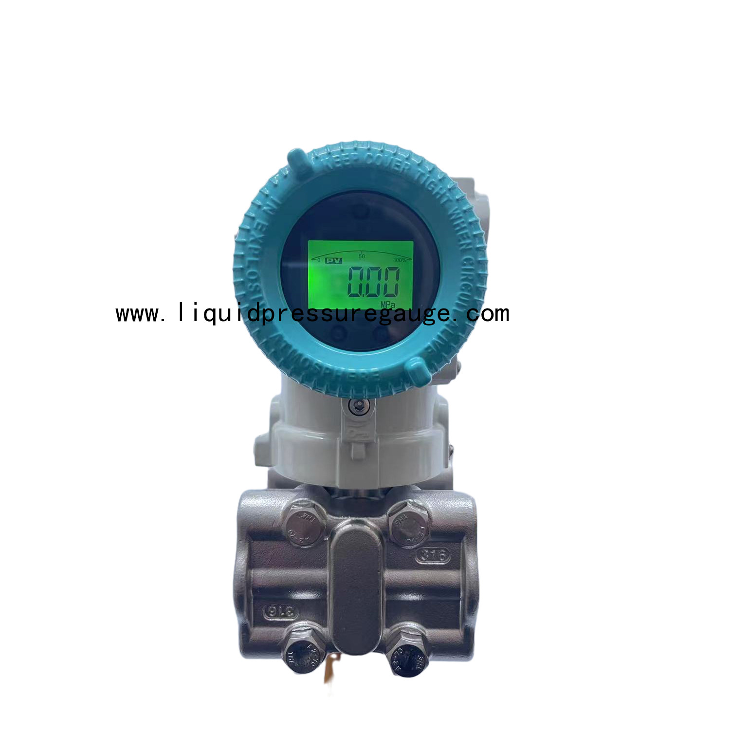 Quality Single Crystal Silicon Differential Pressure Transmitter 36VDC With LED Display for sale