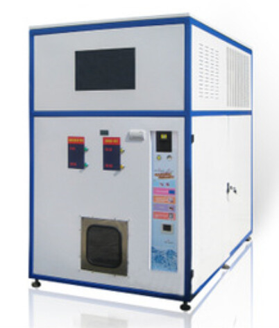 Quality Outdoor Ice Cube Vending Machine For Bulk Ice / Bag Ice Making Food Grade for sale