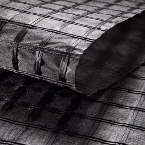 Quality Stitch Reinforced 50gsm Fiberglass Geogrid Fabric Pet 50 50 for sale