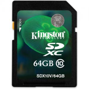 Quality Kingston 64GB SDXC Card Class 10 Price $20 for sale