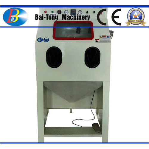 Quality Iron Steel / Plastic Products Industrial Sandblast Cabinet 200kg Net Weight for sale