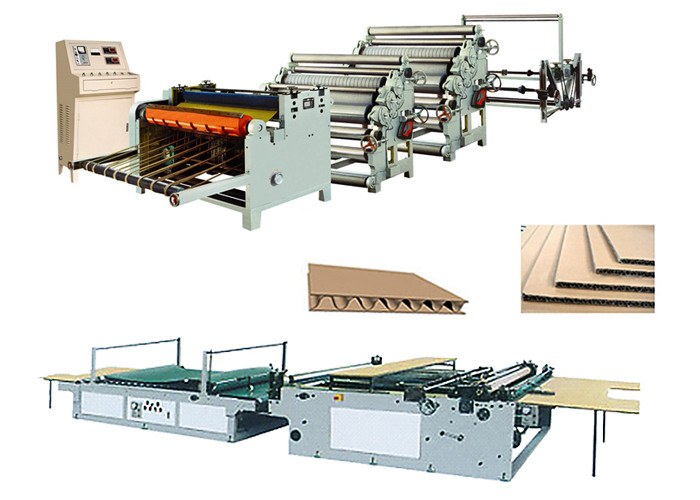 Quality Single Face Carton Corrugated Box Manufacturing Machine Low Electric Consumption for sale