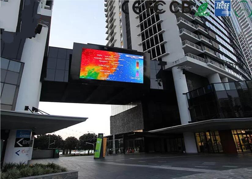 Quality Fixed P6.67mm Advertisement LED Display 5500cd Brightness on Building for sale