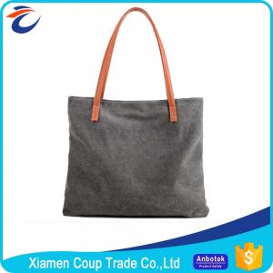 Quality Personalised Design Fabric Shopping Bags / Big Shopper Bag Canvas Material for sale