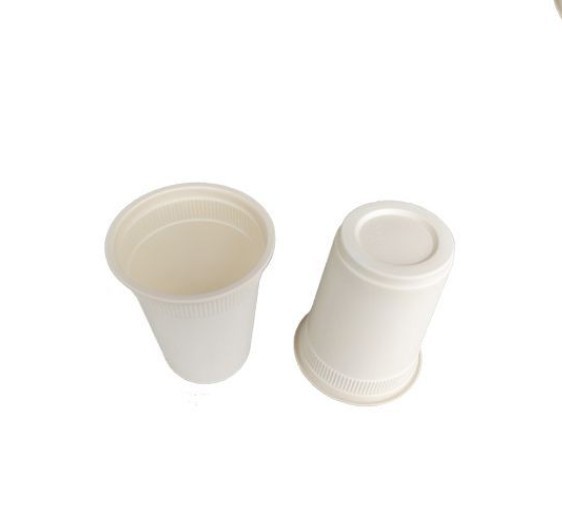 Quality Biodegradable Cornstarch 220ml 8oz Paper Cup For Hot Coffee And Cold Drinking for sale