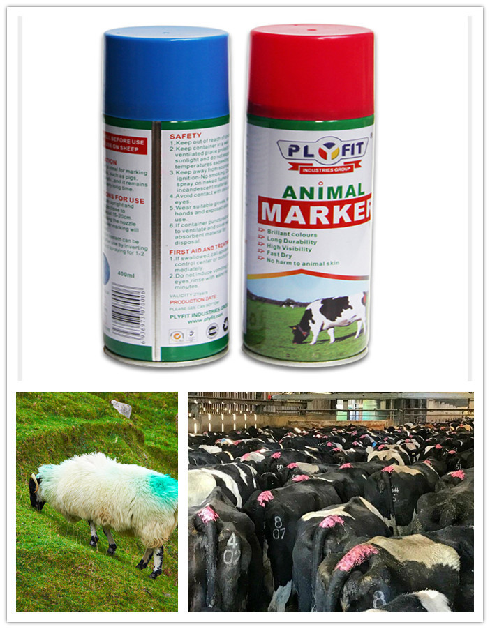 Quality OEM 400ml Animal Marking Paint Pig Farm Equipment Animal Marking for sale
