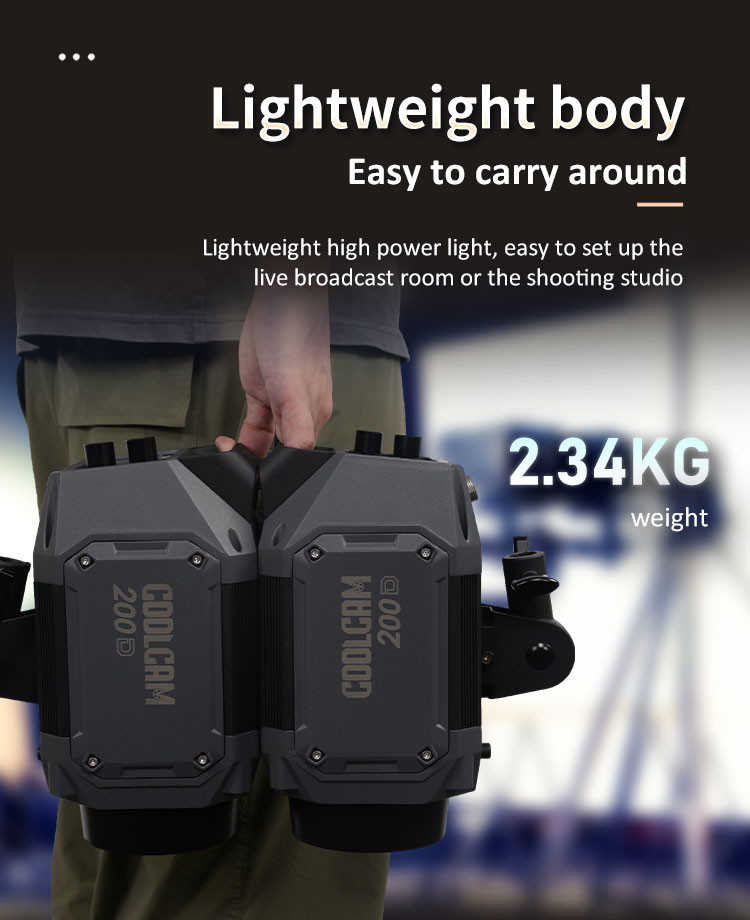 220W 200D high brightness LED fill light for live broadcast or live streaming