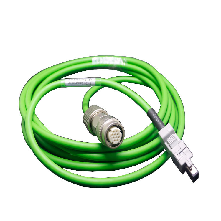 Quality Green Servo Motor Power Cable Fast Processing Efficiency With Brake / Driver for sale