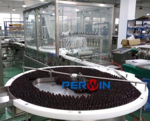 Quality Perwin Monoblock Vial Bottle Liquid Filling Plugging Capping Machine for sale