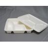 Buy cheap 4 Compartment Biodegradable Sugarcane Plates from wholesalers