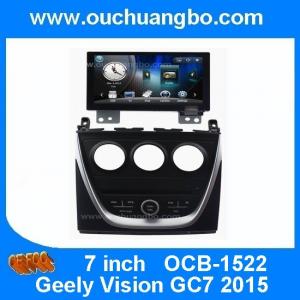 Quality Ouchuangbo multimedia gps navi radio For Geely Vision GC7 2015 with BT USB Mp3 OCB-1522 for sale