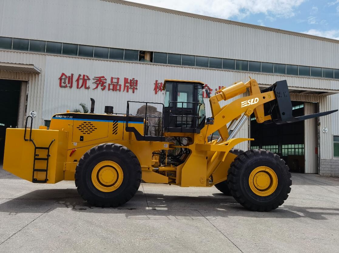 Quality 50 Tons Forklift Loader Rated Load 50000kgs For Heavy Marble Block In Quarry for sale
