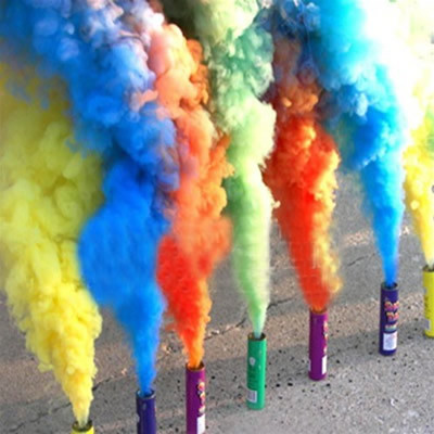 Quality day fireworks stage color smoking color foutain for sale