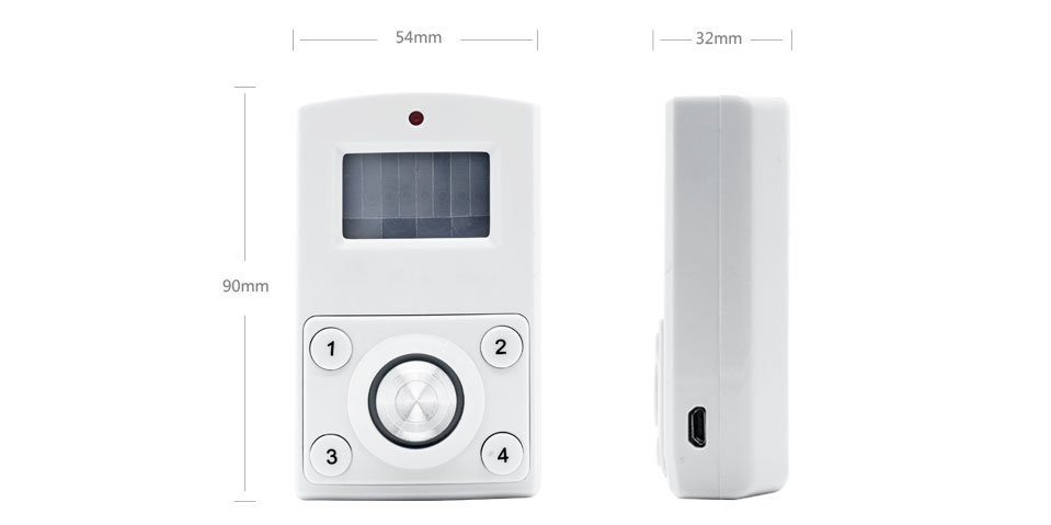 Quality Smart Wireless PIR Motion Sensor Video Recorder with F1.6 aperture CX801 for sale