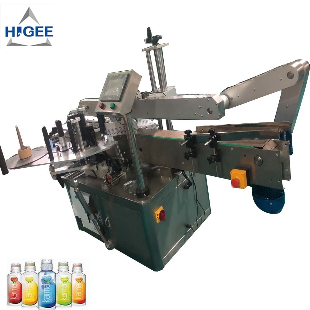 Quality Automatic double side labeling machine with front back labeler two side labeling machine square bottle labeling machine for sale