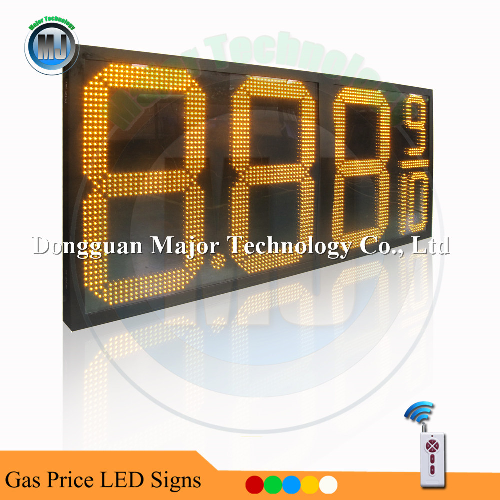 Quality 24"  Wireless RF Control 8.889/10 Gas Station Led Gas Signs Wholesale for sale