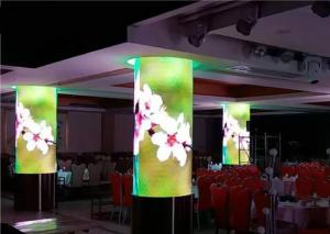Quality 360 degree Flexible LED Display , Seamless Soft Led Video Wall for sale