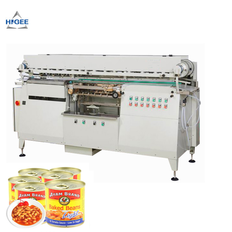 Quality anned white kidney bean labeling machineardine labeling machine mung bean sprout canned labeling machine for sale