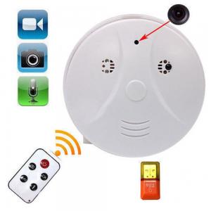 Quality Whole Smoke Detector Spy Camera WiFi Remote Surveillance Monitoring DV MC37 960P 2MP Made In China Factory for sale