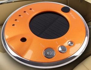 Quality Anions solar car air purifier shell with negative ion HDJHQ3-3 orange color for sale