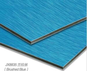 Quality Brushed ACM Aluminium Composite Panel 1250mm*3050mm Fireproofing for sale