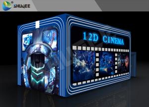 Quality Entertainment Virtual 12D Cinema XD Theatre Cabin With 3DOF Eletric Chairs for sale