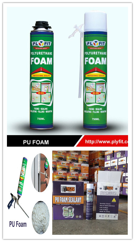 Quality Fire Retardant polyurethane 750ml PU Foam Spray For Gap Filler for sale