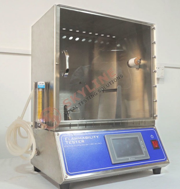 Quality Flammability Tester for Toys Testing New Design Stainless testing room 45 degree toy Combustion rate tester for sale