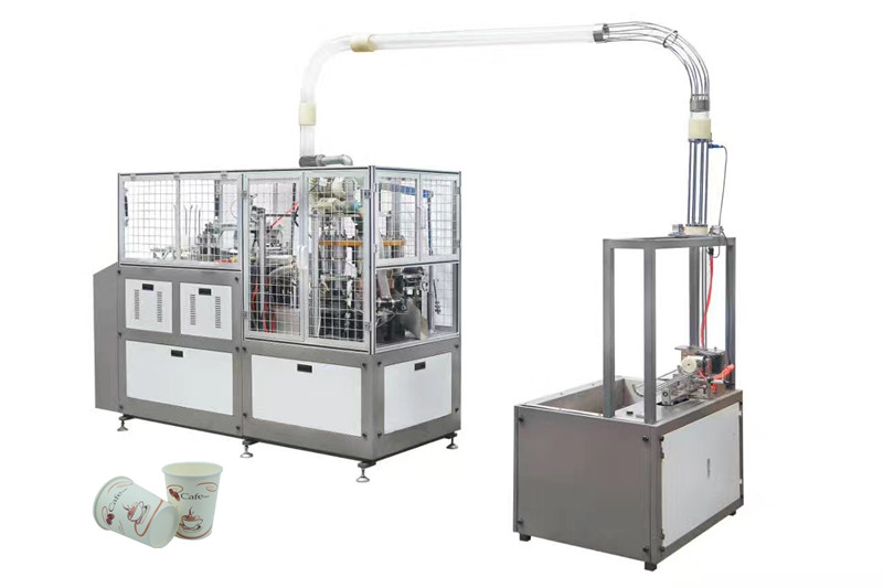 Quality CE SGS High Speed Paper Tea Cup Making Machine Welding By Ultrasonic Heater for sale