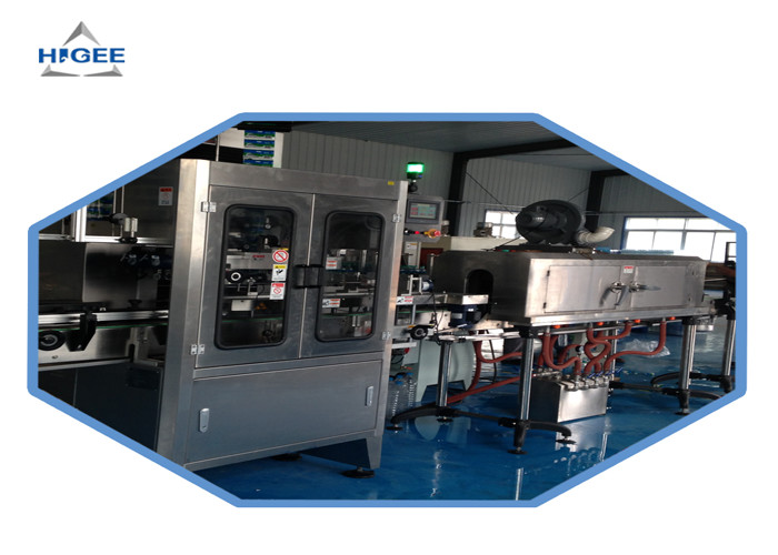 Quality Pvc Shrink Sleeve Applicator Machine With Shrink Steam Tunnel For Plastic Cups for sale