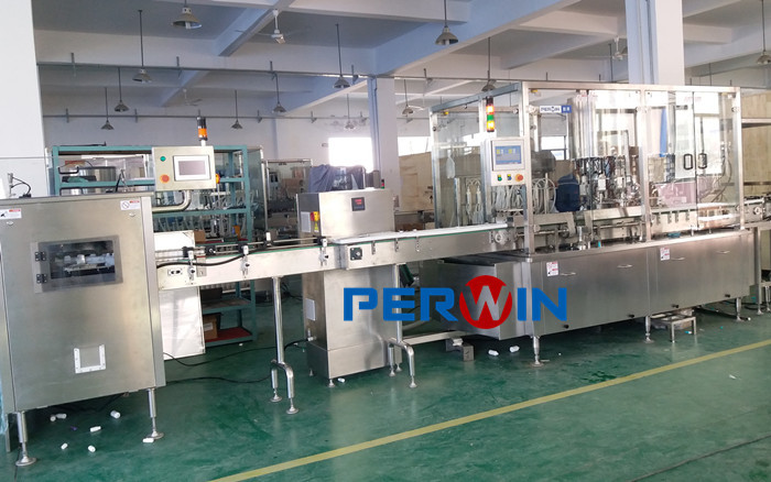 Quality Automatic Glass Bottle / Plastic Bottle Spray Filling And Capping Machine for sale