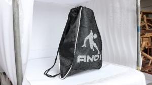 Quality Mesh PVC Polyester Coloured Drawstring Bags Print Legal Logo For Shoe for sale